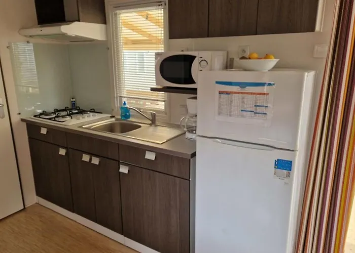 Mobil Confortable Avec Terrasse A Saint-geniez-d'olt, 6 Personnes - Api-1-52-1296 Campingplads *